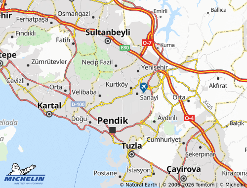 MICHELIN Şeyhli map - ViaMichelin