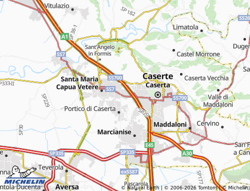 Carte MICHELIN Casapulla - ViaMichelin