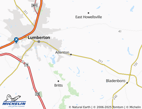 MICHELIN Allenton map - ViaMichelin