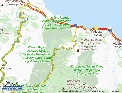 MICHELIN Lofos map - ViaMichelin