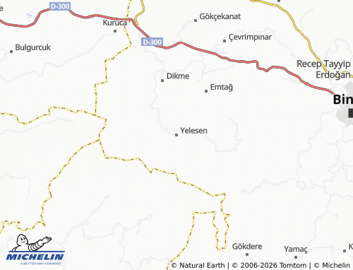 MICHELIN Yelesen map - ViaMichelin