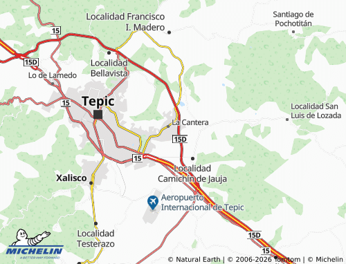 MICHELIN Bicentenario map - ViaMichelin
