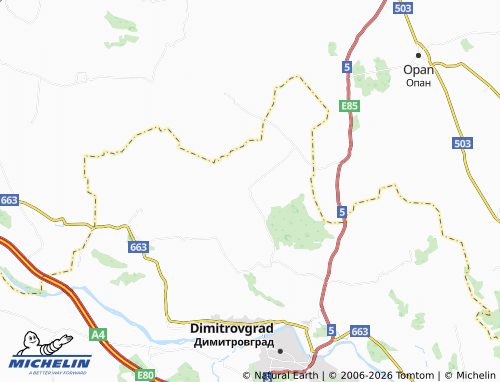 Mapa MICHELIN Zdravets - ViaMichelin