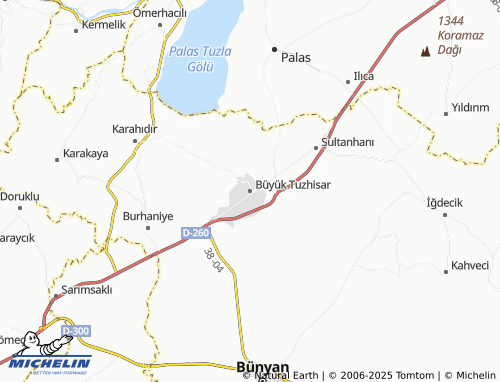 MICHELIN Büyük Tuzhisar map - ViaMichelin