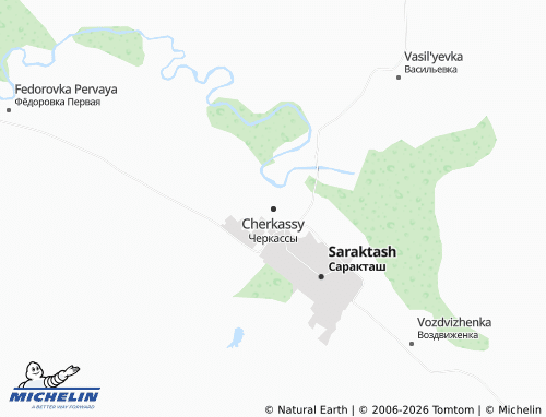MICHELIN-Landkarte Cherkassy - ViaMichelin