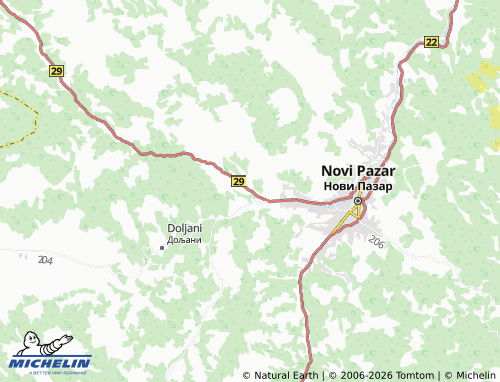 Mapa MICHELIN Rajčinoviće - ViaMichelin