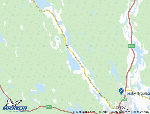 MICHELIN Ganterud map - ViaMichelin