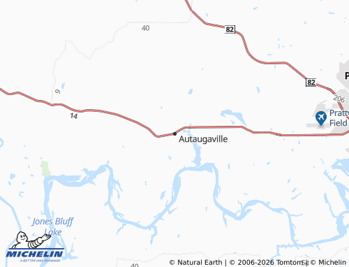 Mappa MICHELIN Autaugaville - ViaMichelin