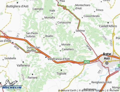 Mappa MICHELIN Monale - ViaMichelin