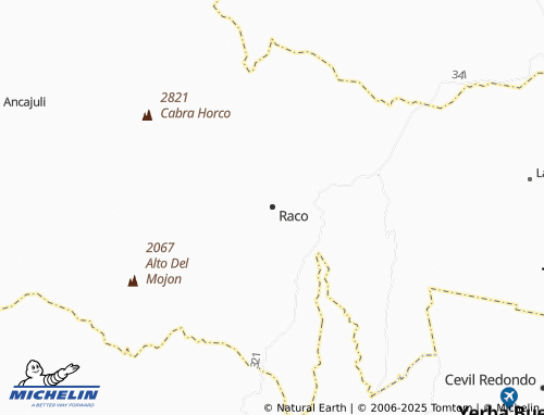 MICHELIN Raco map - ViaMichelin
