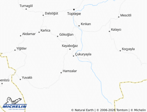 MICHELIN Çukuryayla map - ViaMichelin