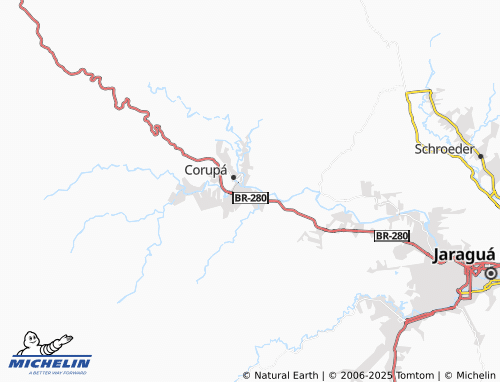 MICHELIN João Tozini map - ViaMichelin