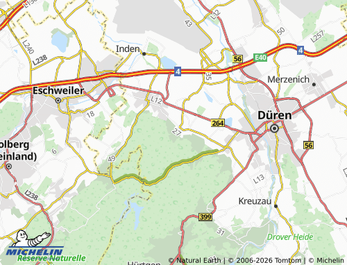 MICHELIN Merode map - ViaMichelin