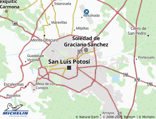 MICHELIN Urbana Central de Maquinaria map - ViaMichelin