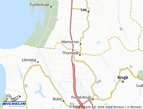 MICHELIN Bushnesh map - ViaMichelin