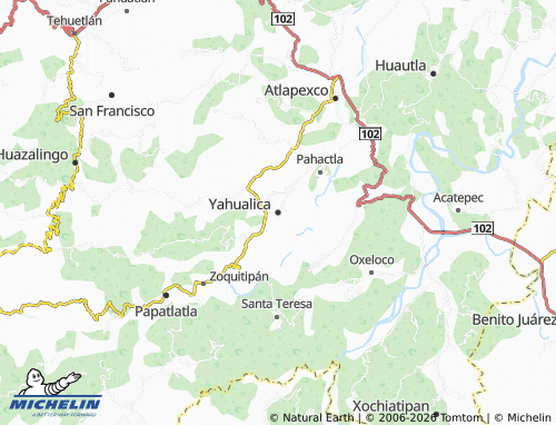 Mapa MICHELIN Yahualica - ViaMichelin