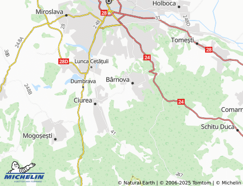 Carte MICHELIN Todirel - ViaMichelin