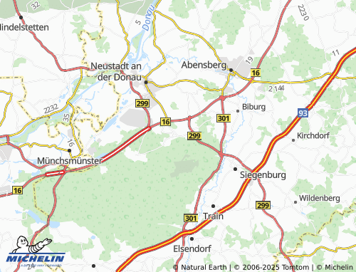 MICHELIN-Landkarte Mühlhausen - ViaMichelin