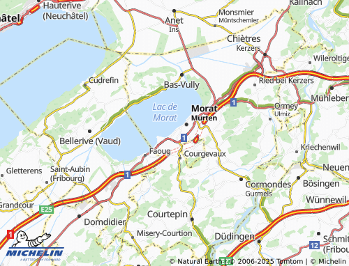 MICHELIN-Landkarte Merlach - ViaMichelin