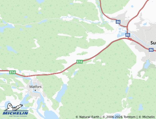 MICHELIN Töva map - ViaMichelin
