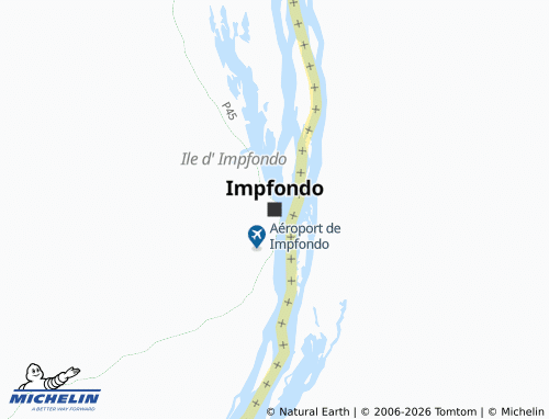 Mapa MICHELIN Impfondo - ViaMichelin