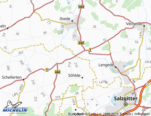 MICHELIN Steinbrück map - ViaMichelin