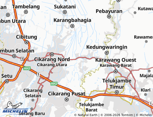Carte MICHELIN Cikarang Timur - ViaMichelin