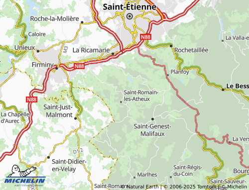 MICHELIN Mirande map - ViaMichelin