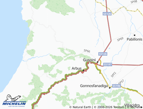 Mapa MICHELIN Montevecchio - ViaMichelin