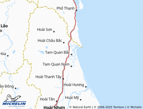 Carte MICHELIN Tam Quan Bắc - ViaMichelin