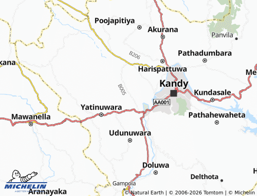 Mappa MICHELIN Sooriyagoda - ViaMichelin
