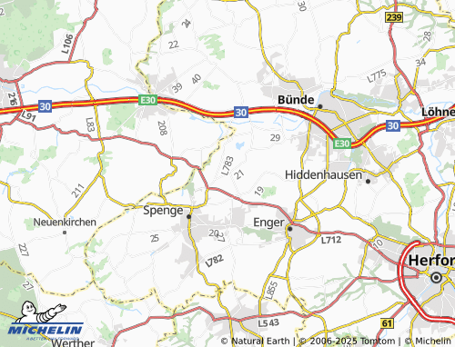 MICHELIN Gehlenbrink map - ViaMichelin