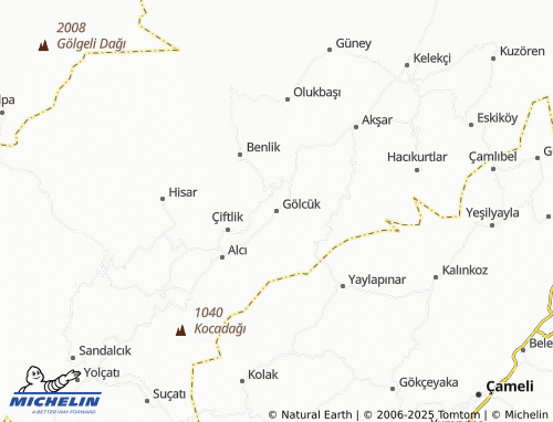 MICHELIN Gölcük map - ViaMichelin