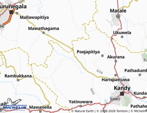 Mapa MICHELIN Galagedara - ViaMichelin