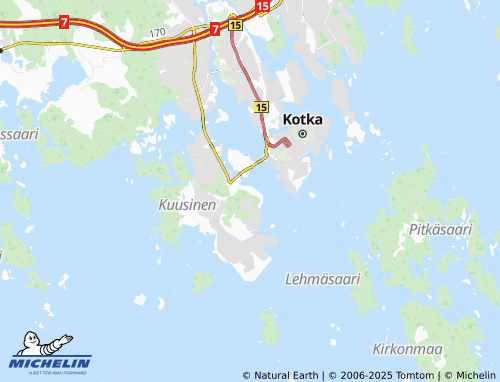 MICHELIN Ristniemi map - ViaMichelin