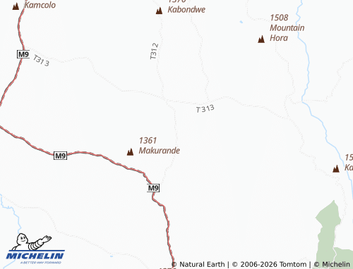 Mappa MICHELIN Endindeni - ViaMichelin
