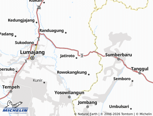 MICHELIN Jatiroto map - ViaMichelin
