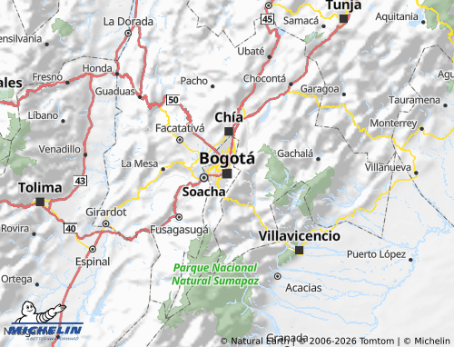 MICHELIN Distrito Capital map - ViaMichelin