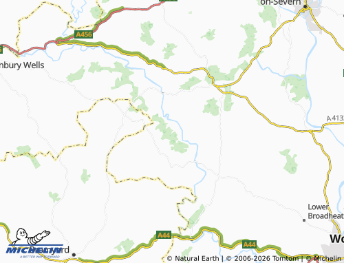 Carte MICHELIN Shelsley Walsh - ViaMichelin