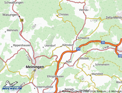 Mappa MICHELIN Kühndorf - ViaMichelin