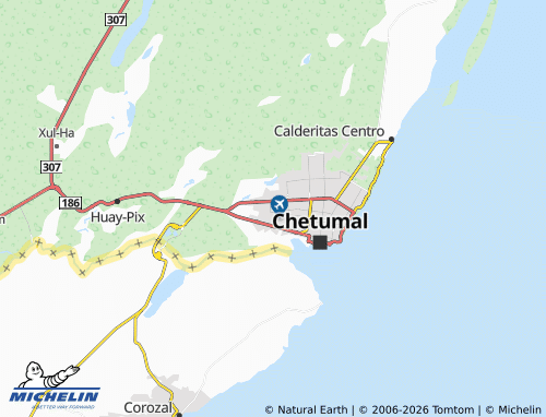 Mappa MICHELIN Tumben Cuxtal - ViaMichelin