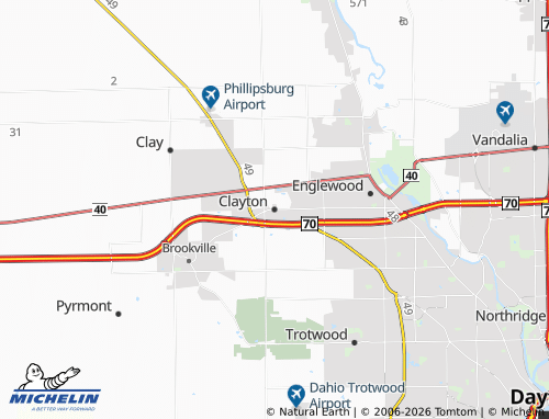 Mappa MICHELIN Clayton - ViaMichelin