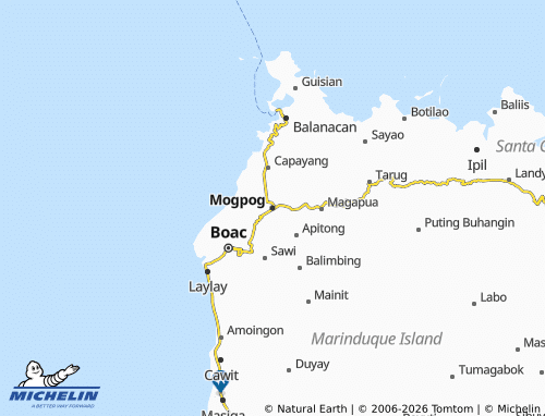 Mappa MICHELIN Mogpog - ViaMichelin