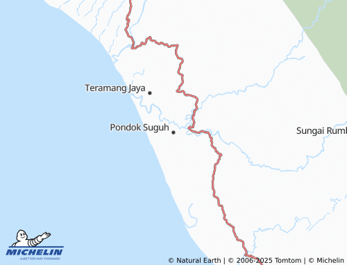 MICHELIN Pondok Suguh map - ViaMichelin