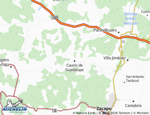 Mapa MICHELIN La Rinconadita - ViaMichelin