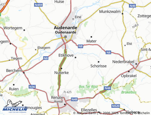 Mappa MICHELIN Etikhove - ViaMichelin