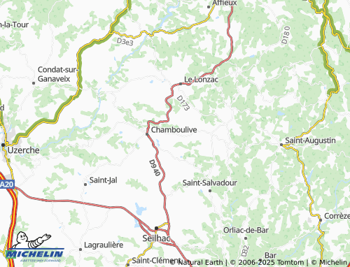 Carte MICHELIN Le Coudert - ViaMichelin