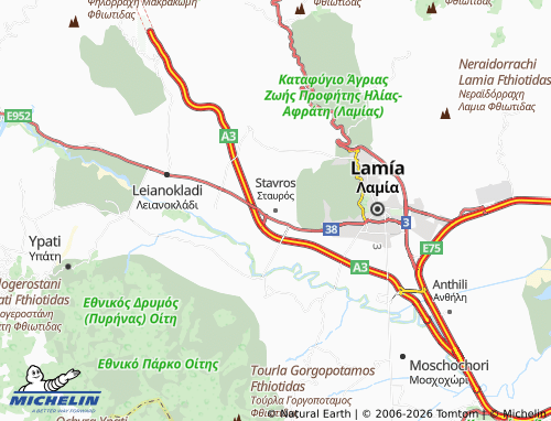Carte MICHELIN Stavros - ViaMichelin