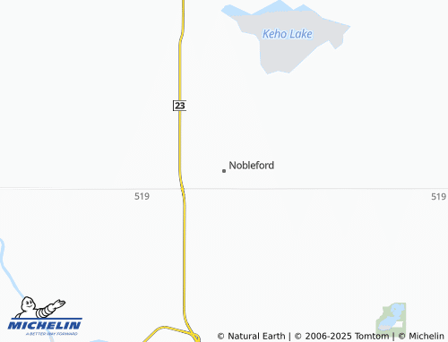 MICHELIN Nobleford map - ViaMichelin