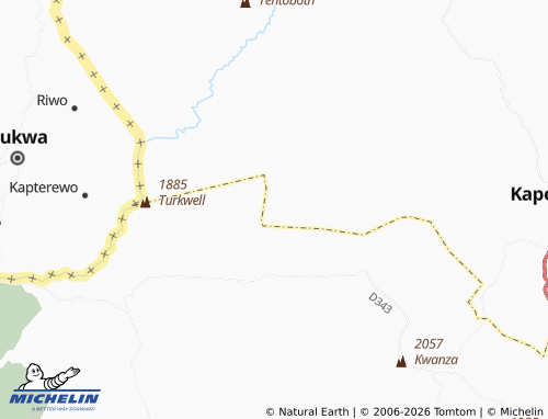 Mappa MICHELIN Kanyarkwat - ViaMichelin